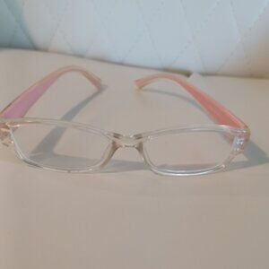Candie's Debbie Cry Prescription Clear Small Rectangular Plastic Glasses